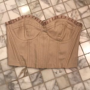 H&M Nude Corset Top